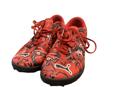 Used Puma Soccer Indoor Shoes Red Junior 03.5 11613-S000173749