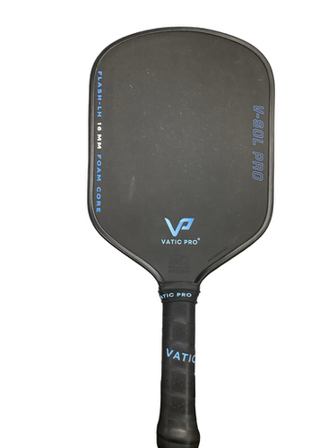 Used V SOL PRO VACTIC PRO FLASH Pickleball Racquet Black 11613-S000173790