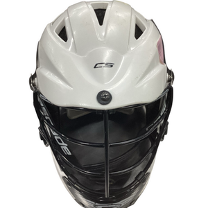 Used Cascade CS Lacrosse Helmet White Fits all 11613-S000173784