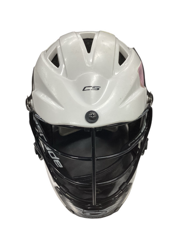 Used Cascade CS Lacrosse Helmet White Fits all 11613-S000173784