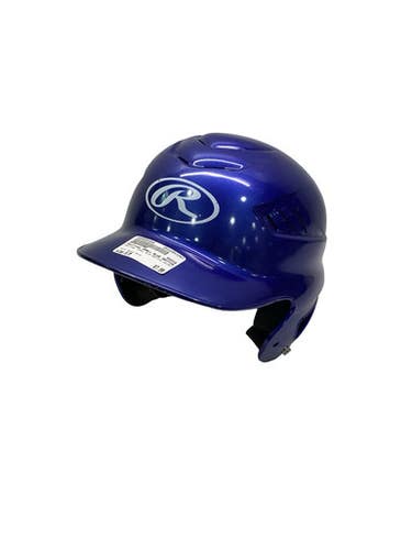 Used Rawlings SMALL BLUE BATTING HELMET Batting Helmet No Mask Royal Blue S/M 11347-S000261022