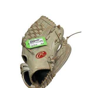 Used Rawlings GG ELITE GGEFP125BW RH Throw Fastpitch Gloves Silver 12 1/2" 11347-S000261132