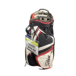 Used Titleist 14 WAY STAND BAG Mens Stand Bag White/Black/Red 11347-S000261131