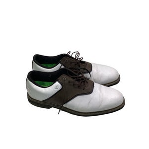 Used Foot Joy Mens Golf Shoes Brown And Black Senior 11.5 11347-S000261129