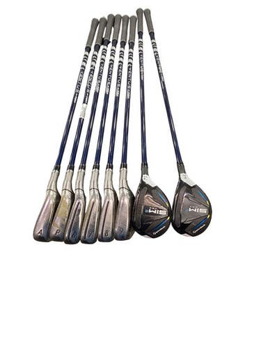 Used Taylormade SIM 2 MAX 4-AW Mens Iron Set RH 4I-GW/AW 11347-S000261116