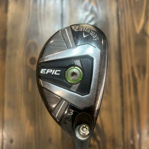 Men's 2019 Callaway Epic Right Handed Hybrid Regular Flex 3H (Used)