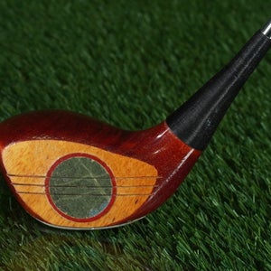 VINTAGE IMPACT PERSIMMON WOOD DRIVER RIGHT HANDED RH, REFINISHED HEAD ~ LOOK!!