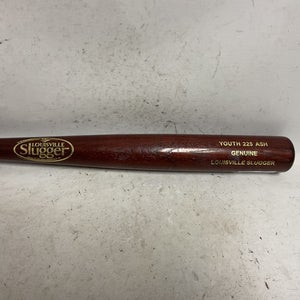 Used Louisville Slugger GENUINE 225 ASH BB/SB Wood Bat 29" 11855-S000196507