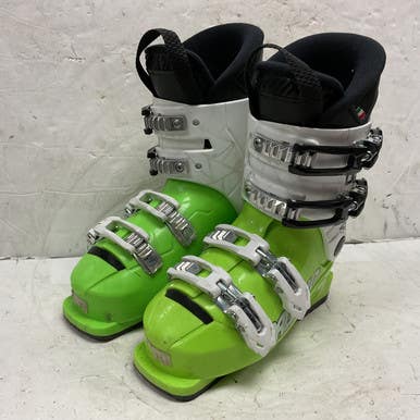 Used Dalbello DRS SCORPION 60 Boys DH Ski Boot Kelly green 210 MP - J02 11855-S000196475