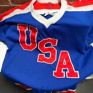 Small Team USA : 1984 Olympics Hockey Jersey : Replica : Rare AF truly Vintage
