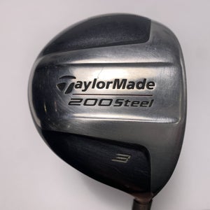 TaylorMade 200 Steel 3 Fairway Wood 15* Stiff Steel Mens RH