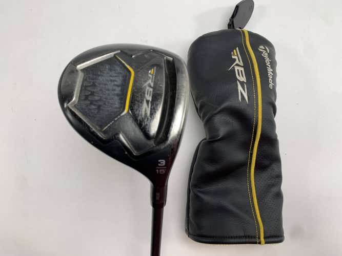 TaylorMade RocketBallz Black 3 Fairway Wood 15* RocketFuel 55g Stiff RH HC