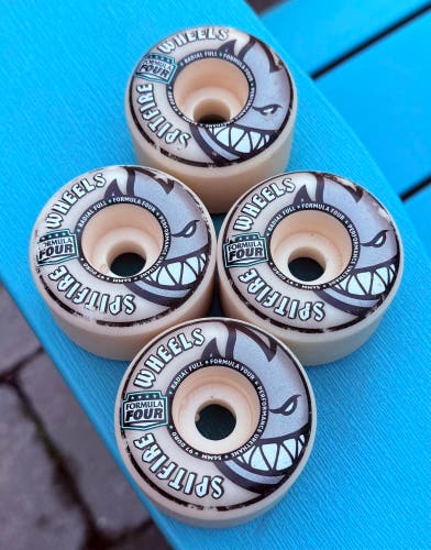 Spitfire Wheels Formula Four Radial Full Skateboard Wheels - 56mm 97a (Set of 4)