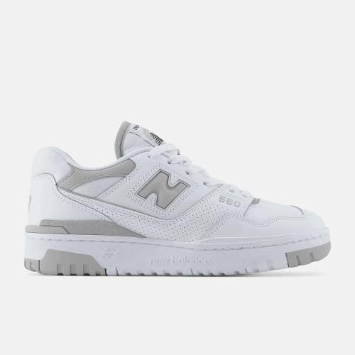 New Balance 550 BBW550BB Sneakers Womens White Slate Gray Lifestyle Shoes FL4467