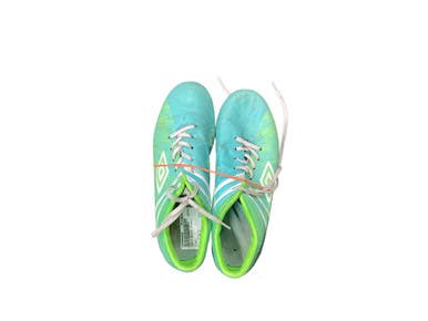 Used Umbro Soccer Cleats Neon Green Youth 08.0 11846-S000098030