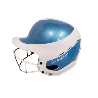 Used RIP-IT FP HELMET Batting Helmet w/Mask White S/M 11406-S000107730