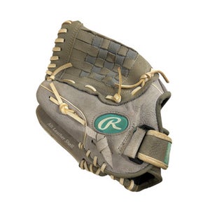 Used Rawlings SURE CATCH LH Throw Fastpitch Gloves Grey 11" 11406-S000107743
