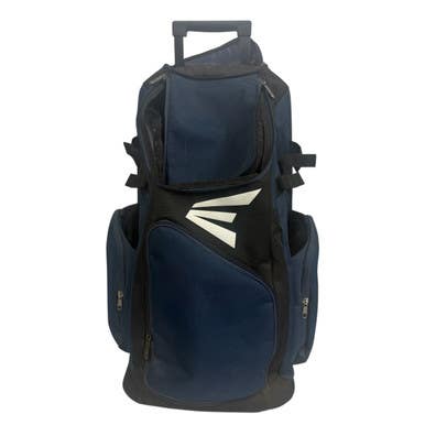 Used Easton TRAVELER WHEED BACKPACK BB/SB Player Wheeled Bag Navy Blue 11406-S000108120