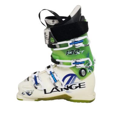 Used Lange XT 130 Mens DH Ski Boot White 255 MP - M07.5 - W08.5 11406-S000108168