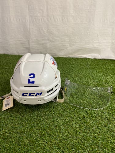 Medium CCM Super Tacks X Helmet | OHL Brampton Steelheads