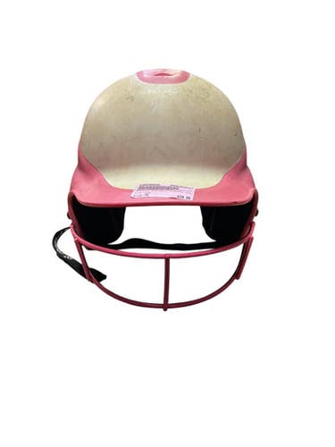 Used RIP-IT HELMET W/ MASK Batting Helmet w/Mask Pink One Size 10743-S000466280
