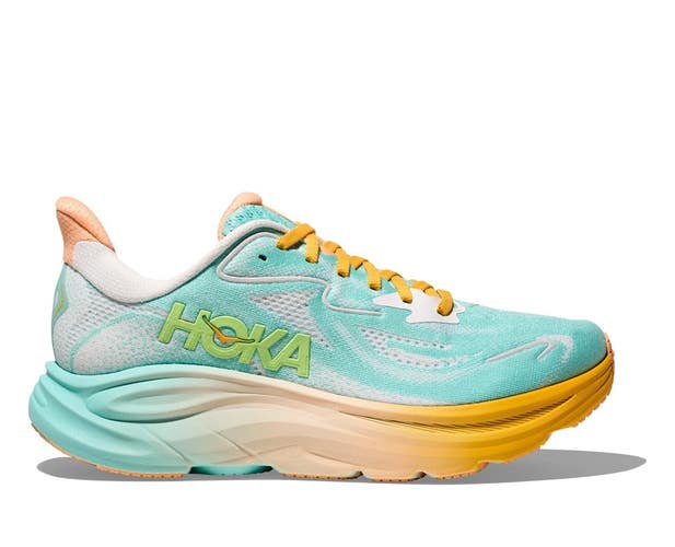 Hoka One One Clifton 10 1162031/BPRK Women Blue Spark White Running Shoes FL4407