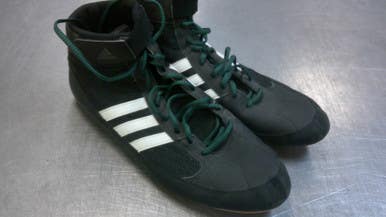 Used Adidas Wrestling Shoes Black Senior 12 11339-S000197014