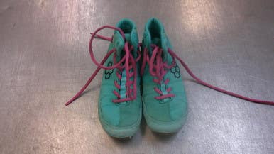 Used Rudis Wrestling Shoes Teal Junior 04.5 11339-S000197303