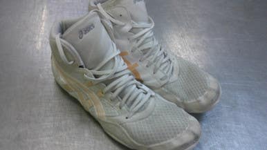 Used Asics Wrestling Shoes White Senior 13 11339-S000196916