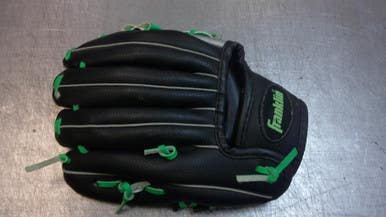 Used Rawlings INFERNO BB/SB Glove RH Throw Green 9" 11339-S000196894