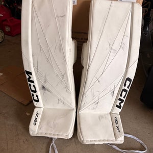 34" 2024 CCM Axis XF Goalie Leg Pads (Used)