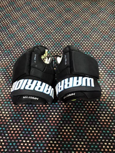 Used Warrior Utah Maatta Alpha Pro Gloves 13" Pro Stock