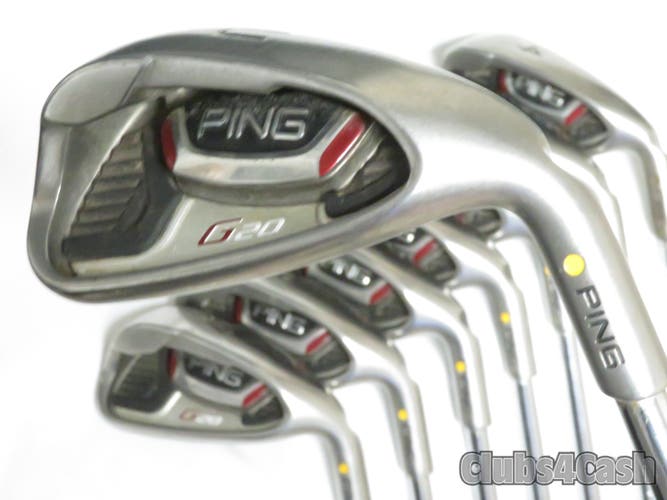 PING G20 Irons Yellow Dot CFS Steel 4-P+Uw  CLASSIC Forgiving