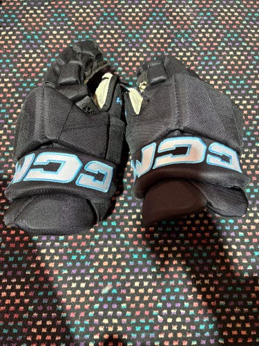 Utah Hockey Club CCM Tacks XF Pro Gloves 14" Pro Stock (Used)