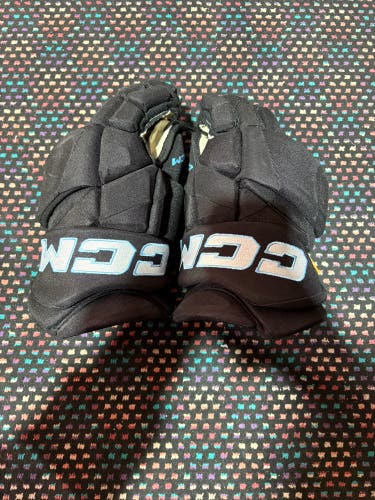 Utah Hockey Club CCM HGPJSPP Gloves 14" Pro Stock (Used)