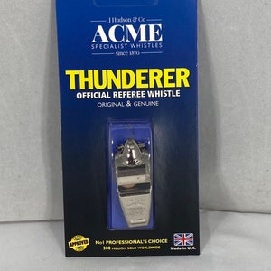 ACME Thunderer Lanyard Whistle Nickel Plated