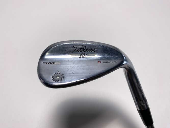 Titleist Vokey SM6 Tour Chrome Sand Wedge SW 56* 10 Bounce S-Grind Wedge Mens RH