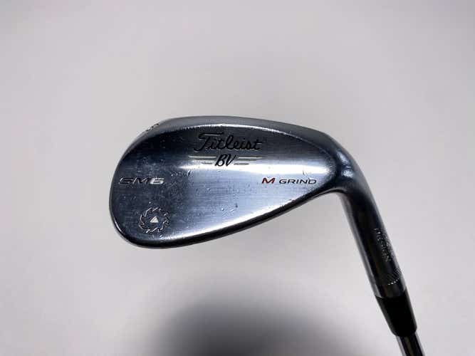 Titleist Vokey SM6 Tour Chrome Sand Wedge SW 56* 8 Bounce Wedge Steel Mens RH