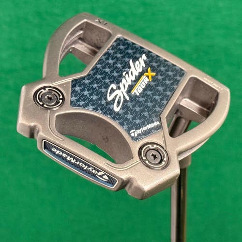 TaylorMade Spider Tour X1 L-Neck 34" Mallet Putter KBS w/Super Stroke w/ HC