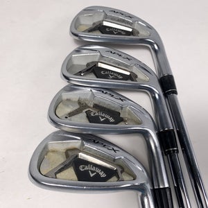 Callaway Apex 21 Iron Set 6-9 True Temper Elevate ETS VSS Stiff Steel Mens RH