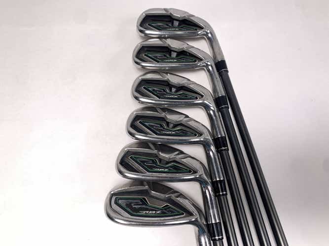 TaylorMade RocketBallz HP Iron Set 6-PW+GW RBZ 65g Regular Graphite Mens RH
