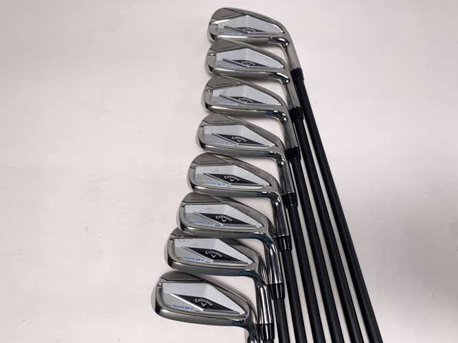 Callaway Paradym Ai Smoke HL Iron Set 5-PW+GW+SW Cypher Fifty 5.0 Senior Mens RH