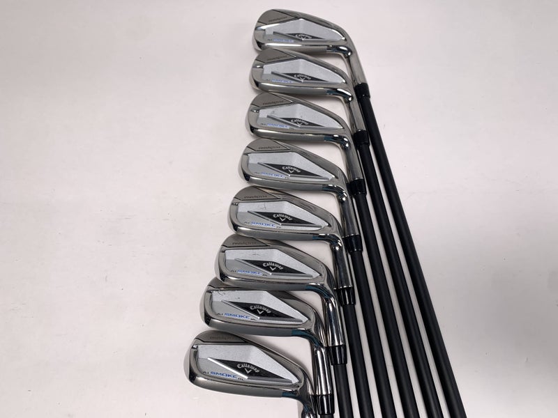Callaway Paradym Ai Smoke HL Iron Set 5-PW+GW+SW Cypher Fifty 5.0 Senior Mens RH