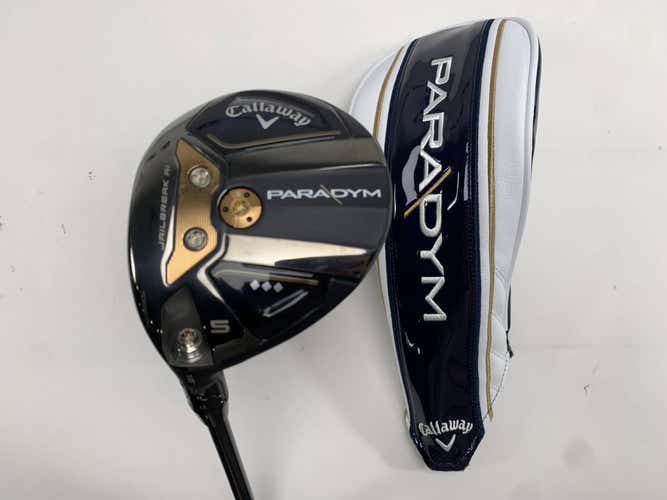 Callaway Paradym Triple Diamond 5 Fairway 18* HZRDUS 6.0 Gen 4 Dual Stiff LH HC