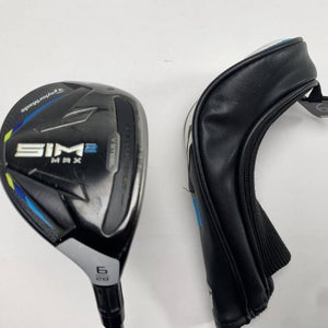 TaylorMade SIM2 MAX Rescue 6 Hybrid 28* Fujikura Ventus Blue 5A Senior RH HC