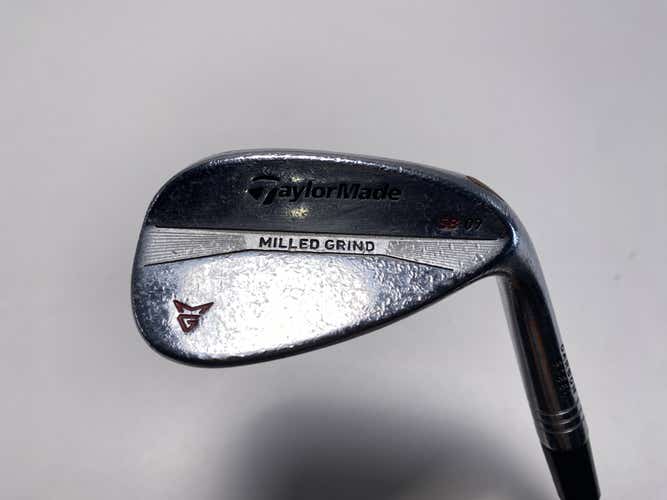 TaylorMade Milled Grind Satin Chrome Gap Wedge GW 52* KBS Tour Steel Mens RH