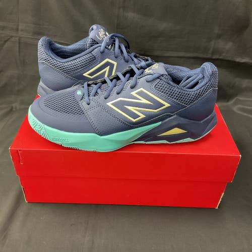 New Balance Coco Delray Blue Beige Court Shoes Mens Size 8.5