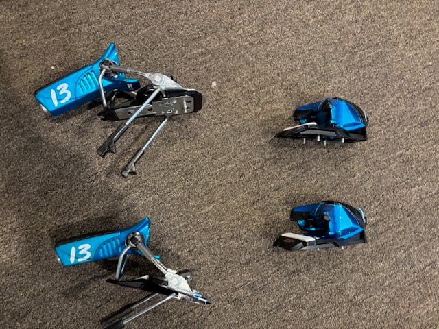 Look All Mountain Pivot Ski Bindings 90 mm Brake Width Max Din 13 (Used)