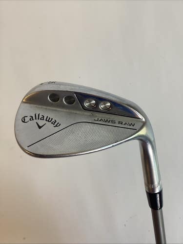 Callaway Jaws Raw SW 56* Sand Wedge With Catalyst Graphite Shaft