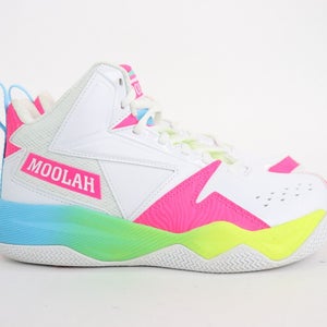 Moolah Press Break Neon Glo Basketball Sneakers Size Youth 4.5 NEW
